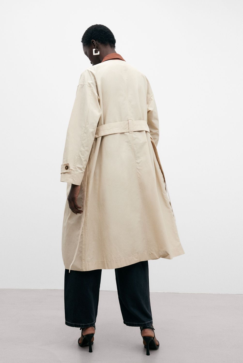 ADOLFO DOMINGUEZ - Chaqueta Gabardina Mujer Adolfo Dominguez