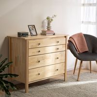 Cómoda Berlin 4 Cajones Natural