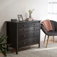 Cómoda Berlin 4 Cajones Gris Marengo