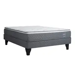 CELTA - Cama Europea Altamira 2 Plazas + 2 Almohadas