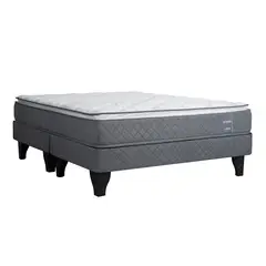 CELTA - Cama Europea Altamira King + 2 Almohadas