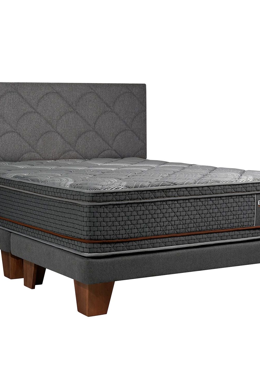 CELTA - Cama Europea Everest Copper Celta King + Respaldo Everest