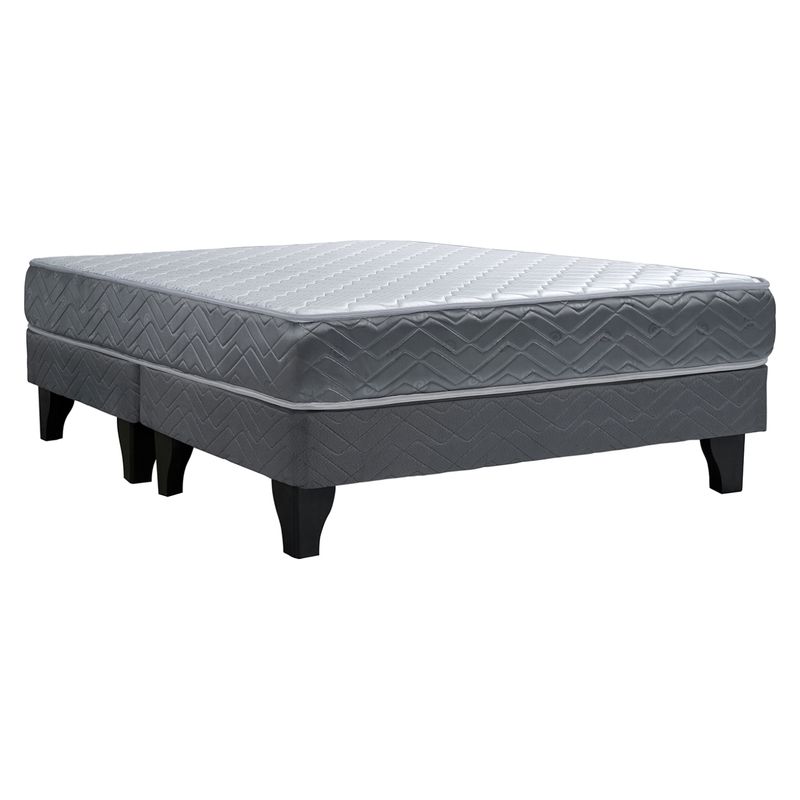 CELTA - Cama Europea Cadiz 2 Plazas X 1.90Mt Base Dividida Celta