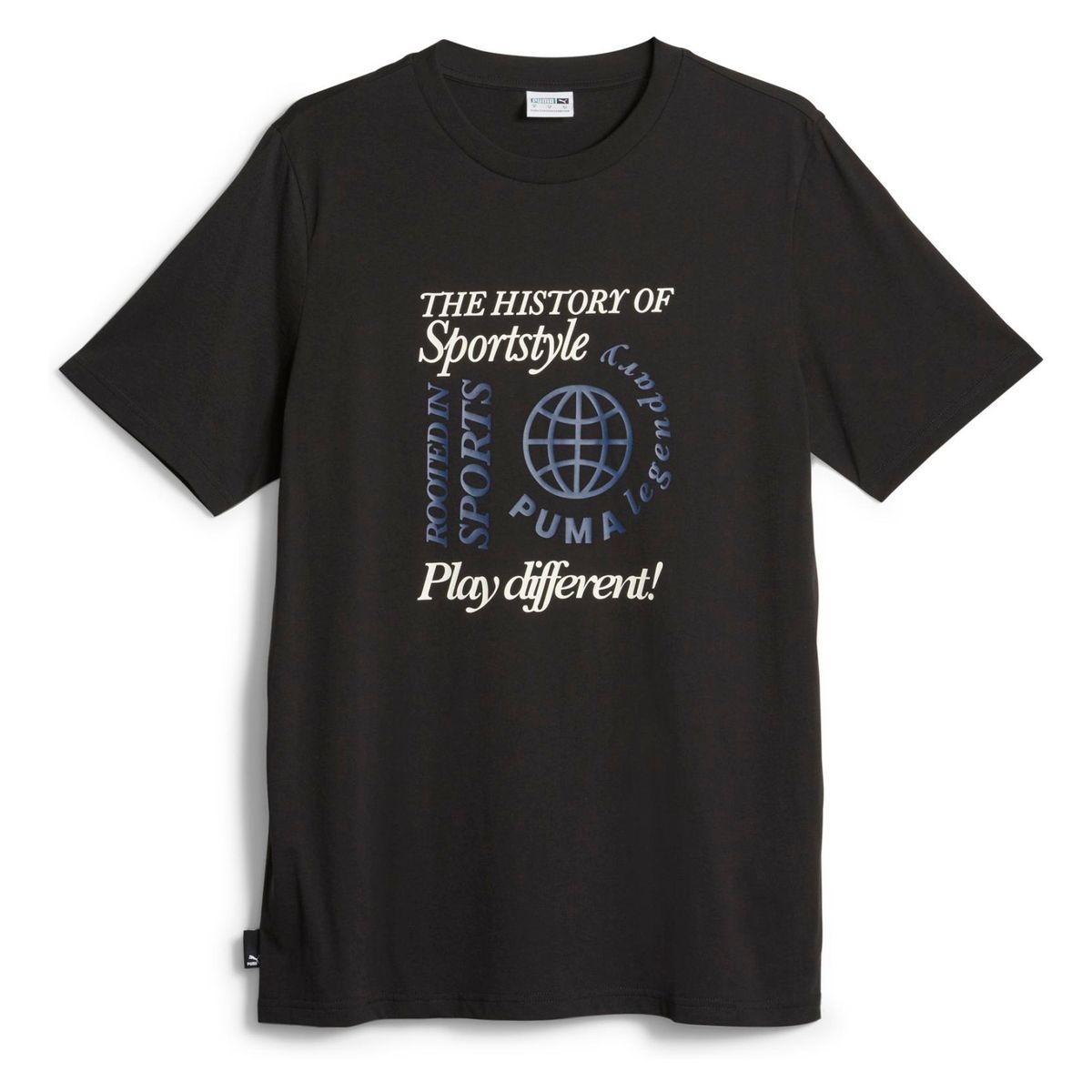 PUMA - Polera Manga Corta Hombre Regular Fit Urbano Puma