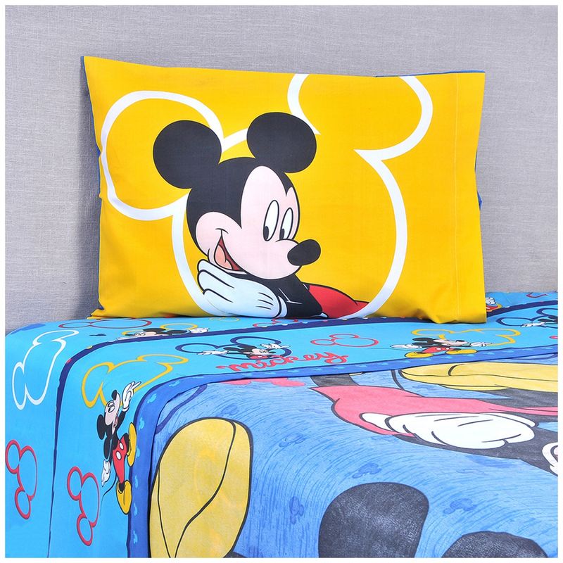 DISNEY - Sábana MF Single Mickey Blue Disney-Mickey