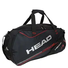 HEAD - Bolso De Viaje Combat 55 Negro Rojo