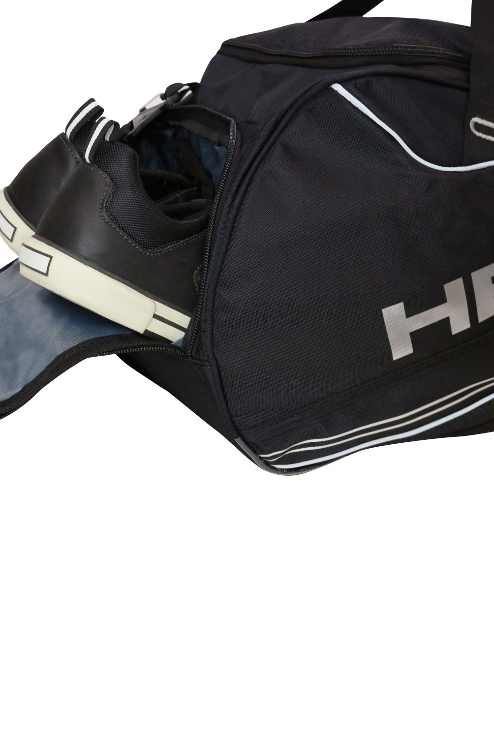 HEAD - Bolso De Viaje Combat 55 Negro Plata Head