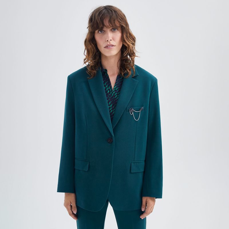 IKKS - Blazer Teal Mujer IKKS