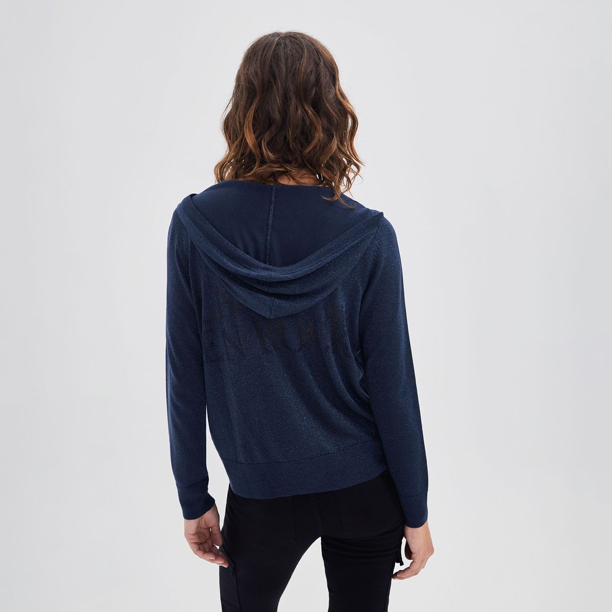 IKKS - Chaleco Capucha Estamp Back Mujer IKKS