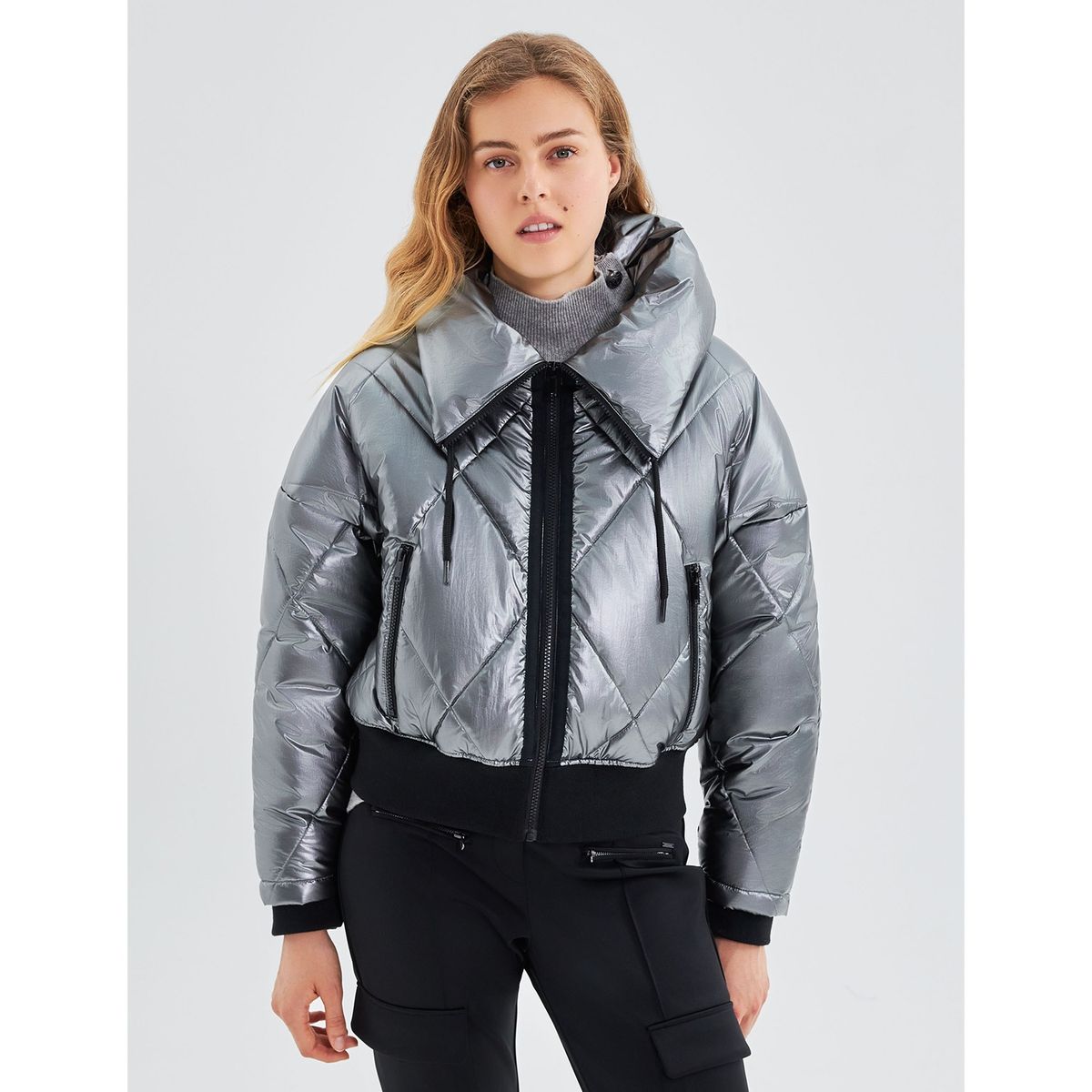 IKKS - Parka Metalizada Mujer IKKS