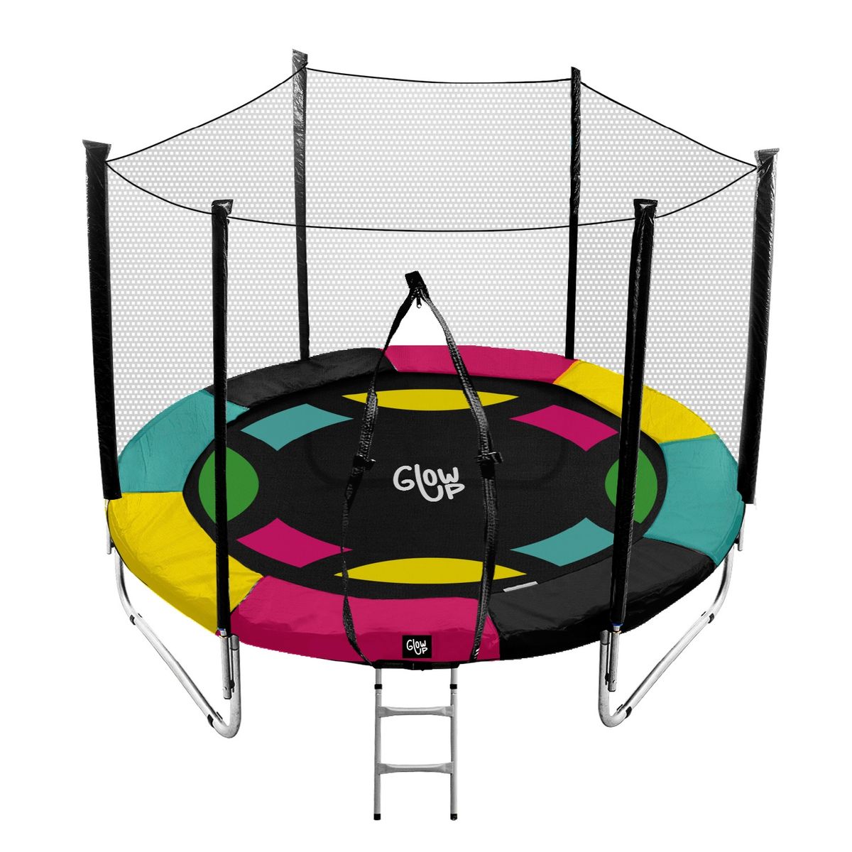 GLOWUP - Cama Elástica 2.44 Mt 8Ft Edición Exclusiva Glowup