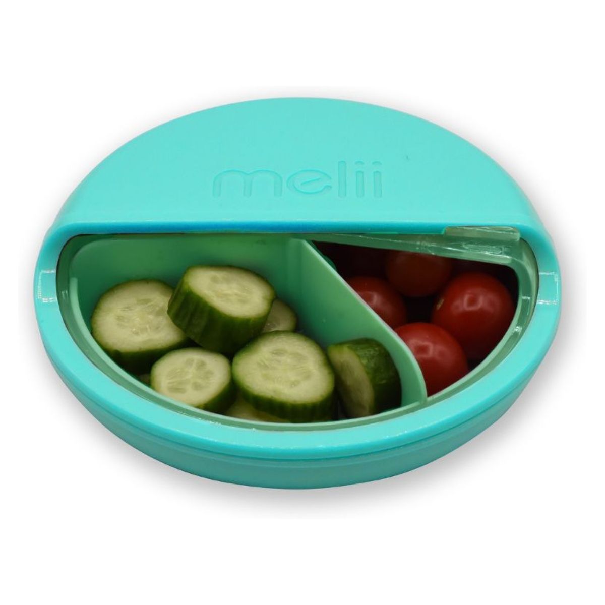 MELII - Contenedor De Snacks Spin Azul Melii