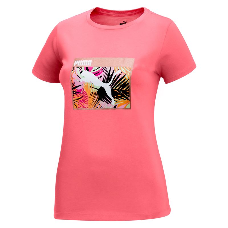 PUMA - Polera Manga Corta Mujer Regular Fit Urbano Puma