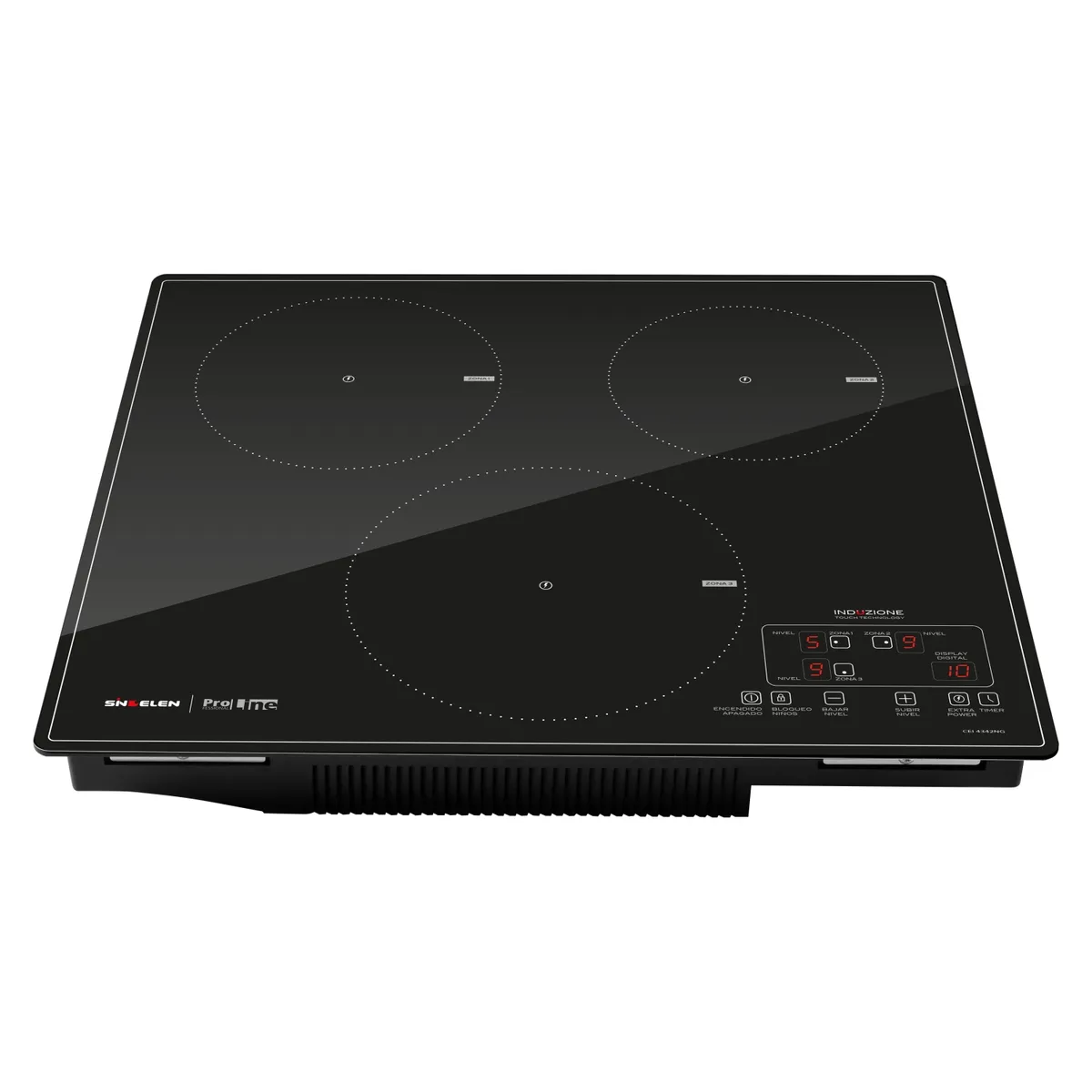 SINDELEN - Encimera Cei-4342Ng Induc 3Z Sindelen