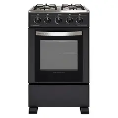 SINDELEN - Cocina a Gas Acero Inoxidable Horno de 54Lt Ch-5050Ng 4 Quemadores