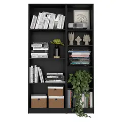 TUHOME - Combo Estante 62 + Estante 45 Negro