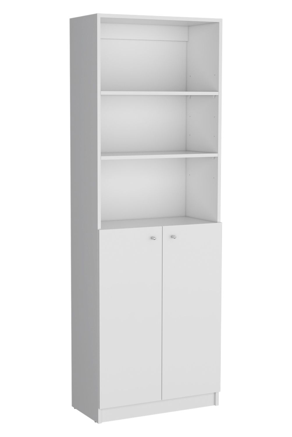 TUHOME - Combo 2 Estante 2 Puertas + Estante 45 Blanco Tuhome