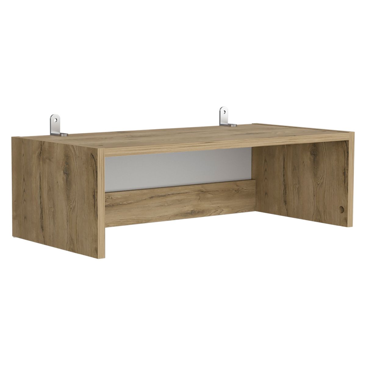 TUHOME - Combo 2 Estantes 2 Puertas + Estante 4 Repisas + 3 Complementos Beige Tuhome