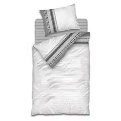 ILLUSIONS - Juego De Sábanas 180 Hilos Estampada Bursa 1 Plaza