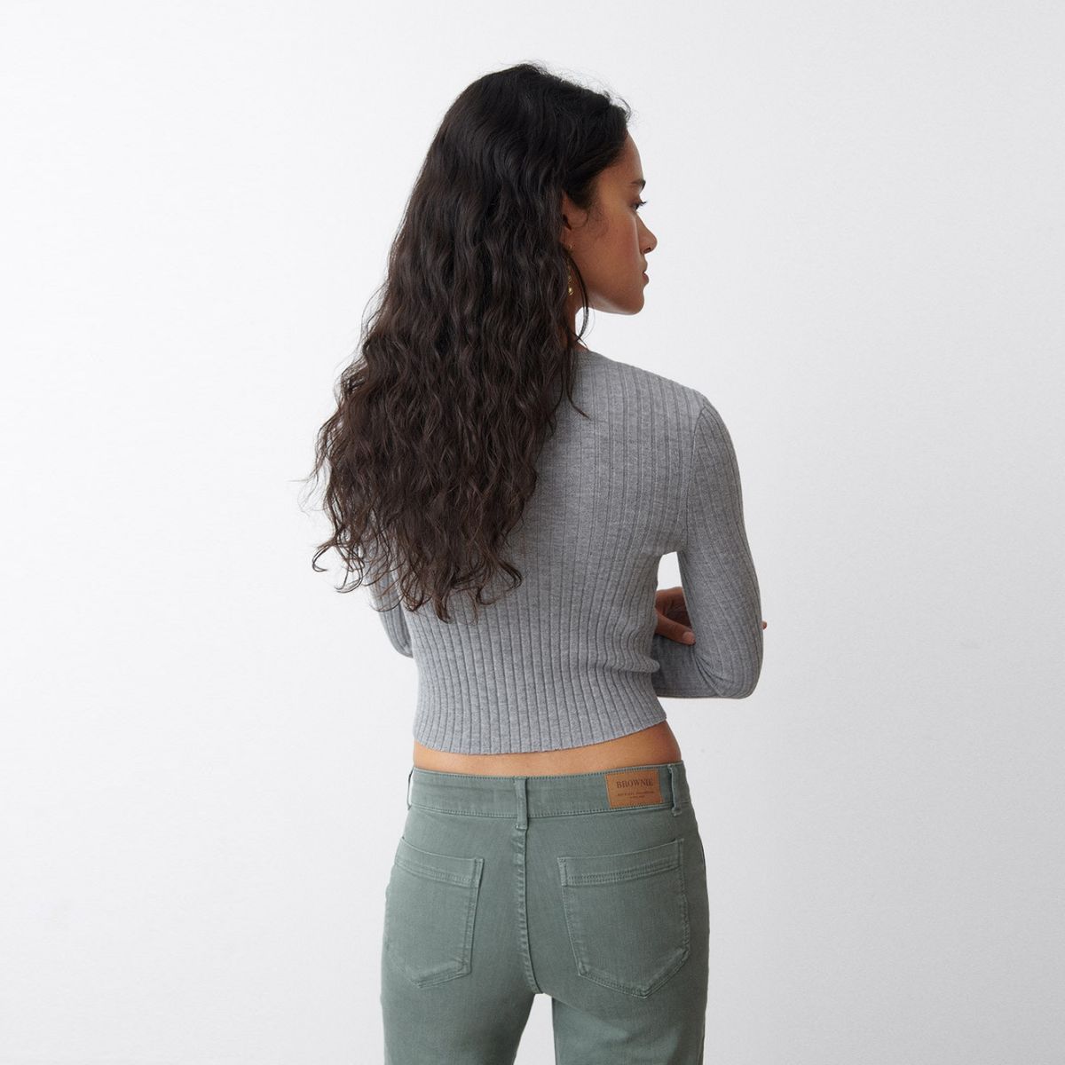 BROWNIE - Sweater Basico Canale Mujer Brownie