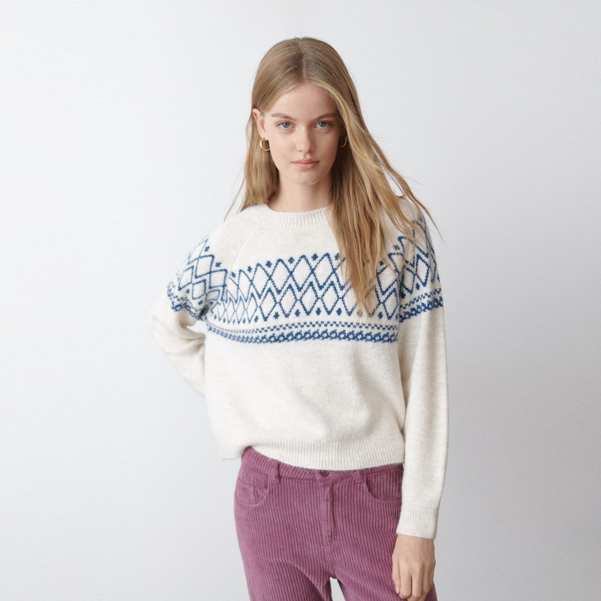 BROWNIE - Sweater Jacquard Mujer Brownie