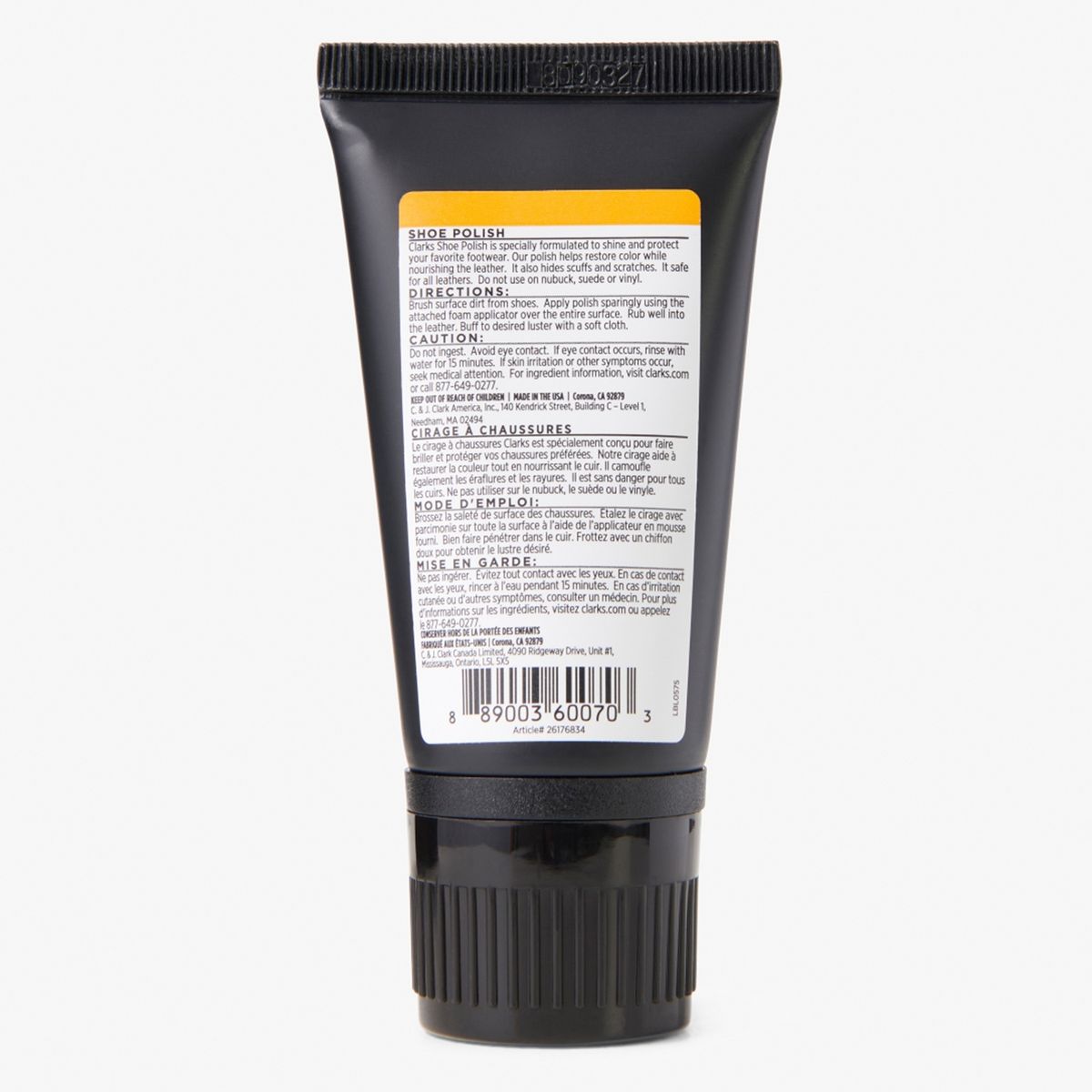 CLARKS - Crema de Pulido Negro Clarks