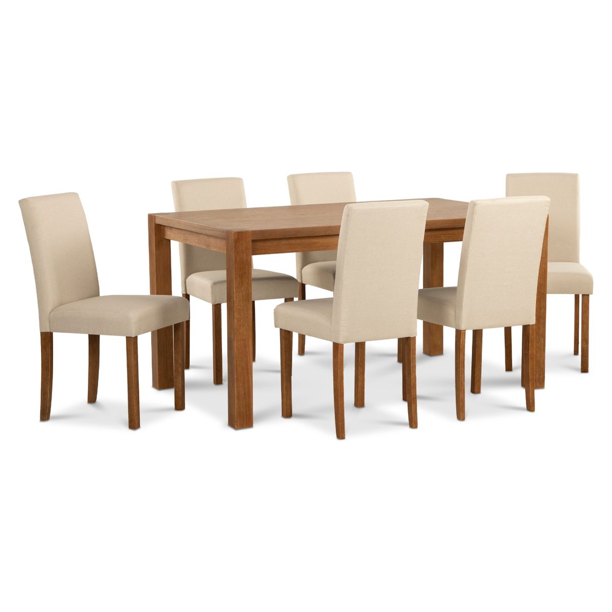 CIC - Juego De Comedor Phoenix Rectangular 6 Sillas Cic