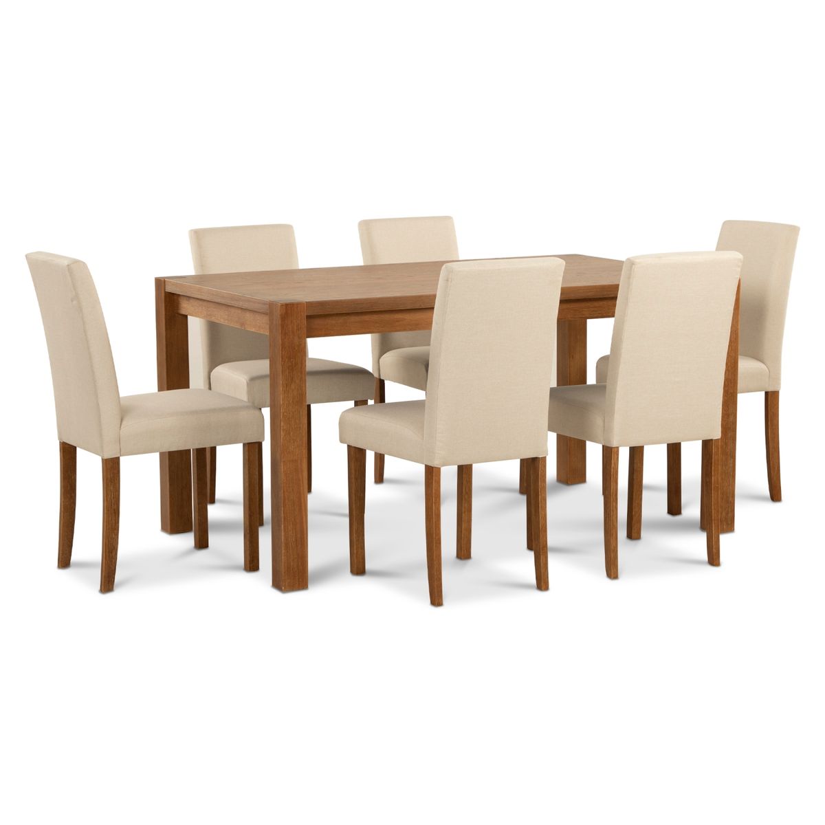 CIC - Juego De Comedor Phoenix Rectangular 6 Sillas Cic