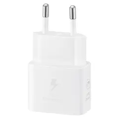 SAMSUNG - Cargador Tipo C 25W Blanco + Cable