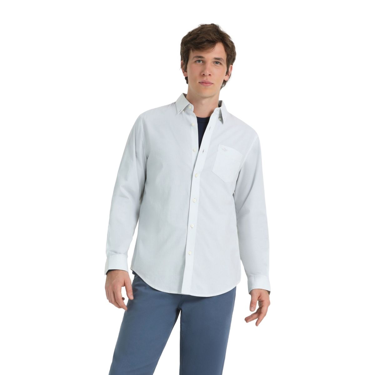 DOCKERS - Camisa Manga Larga Casual Classic Fit Hombre Dockers