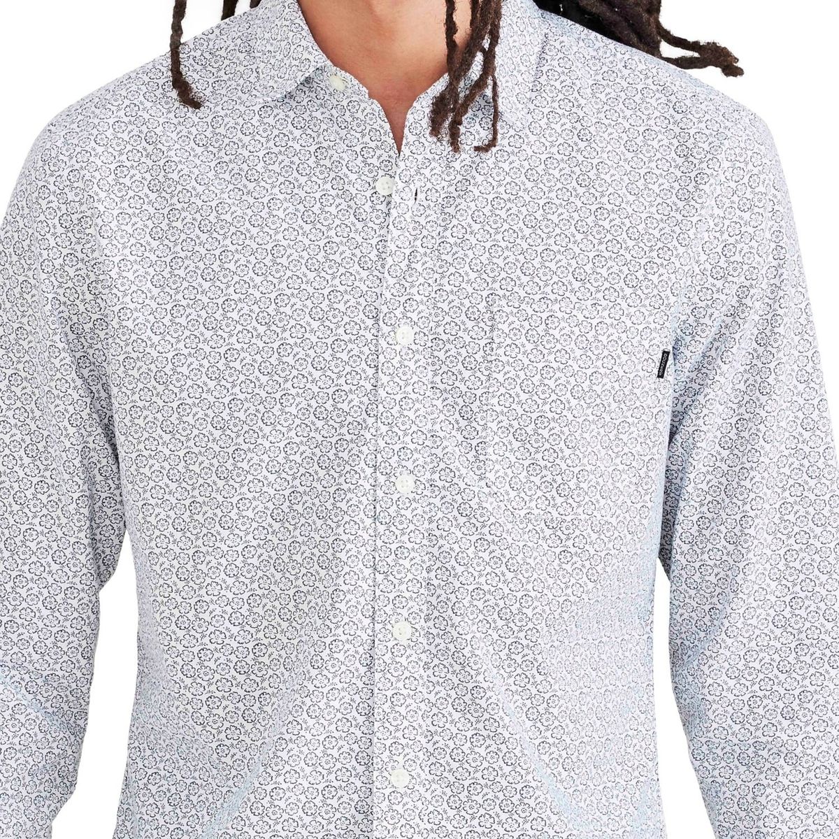 DOCKERS - Camisa Manga Larga Casual Slim Fit Hombre Dockers