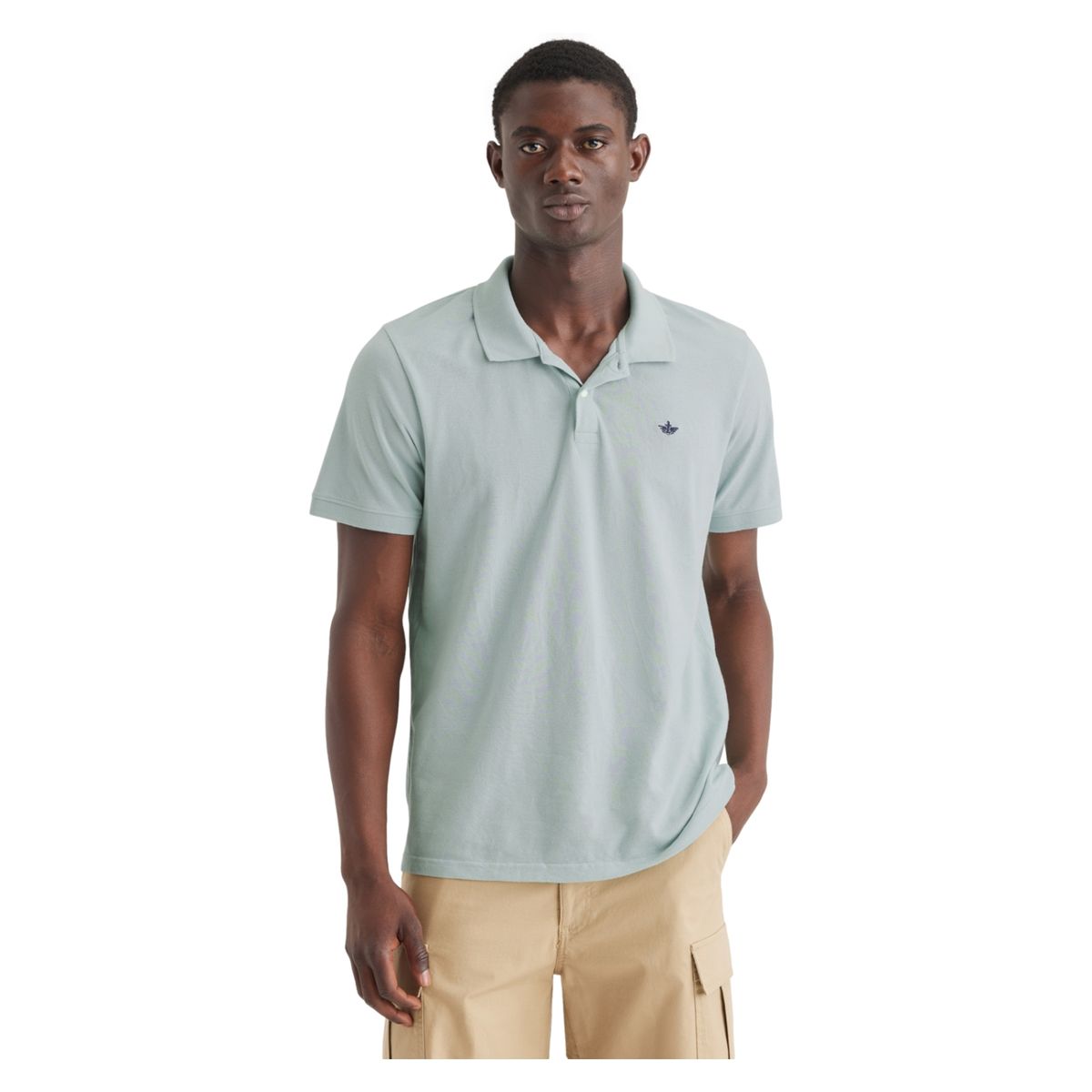 DOCKERS - Polera Piqué Manga Corta Regular Fit Hombre Dockers