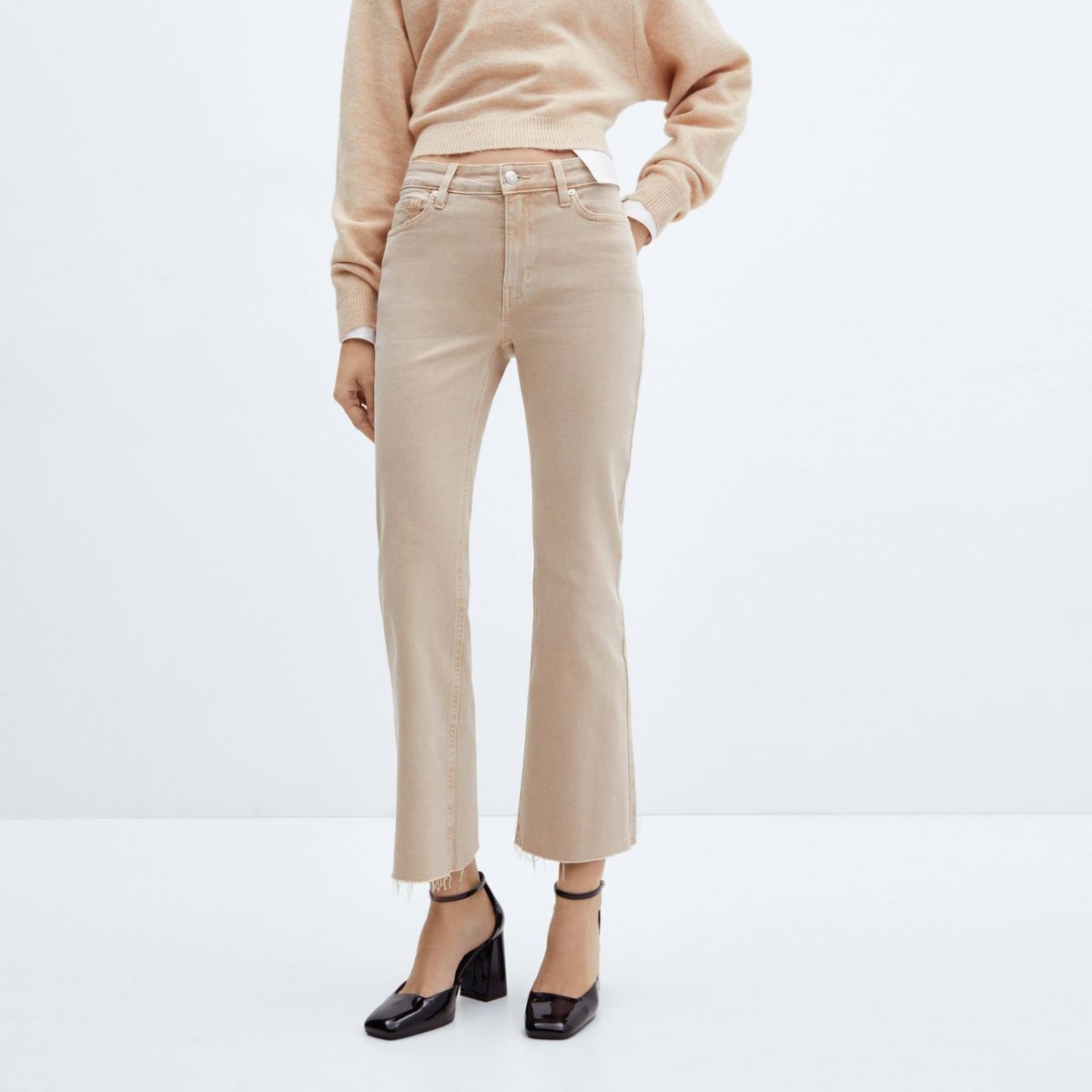 MANGO - Jeans Flare Sienna Mujer Mango