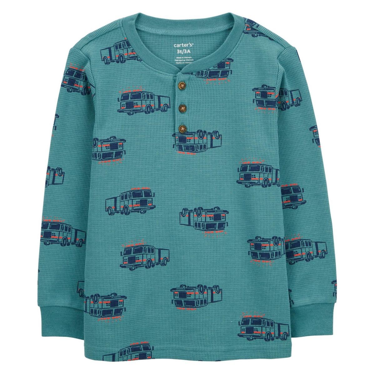 CARTER'S - Poleras Térmica Algodón Estampada Niño Carter's
