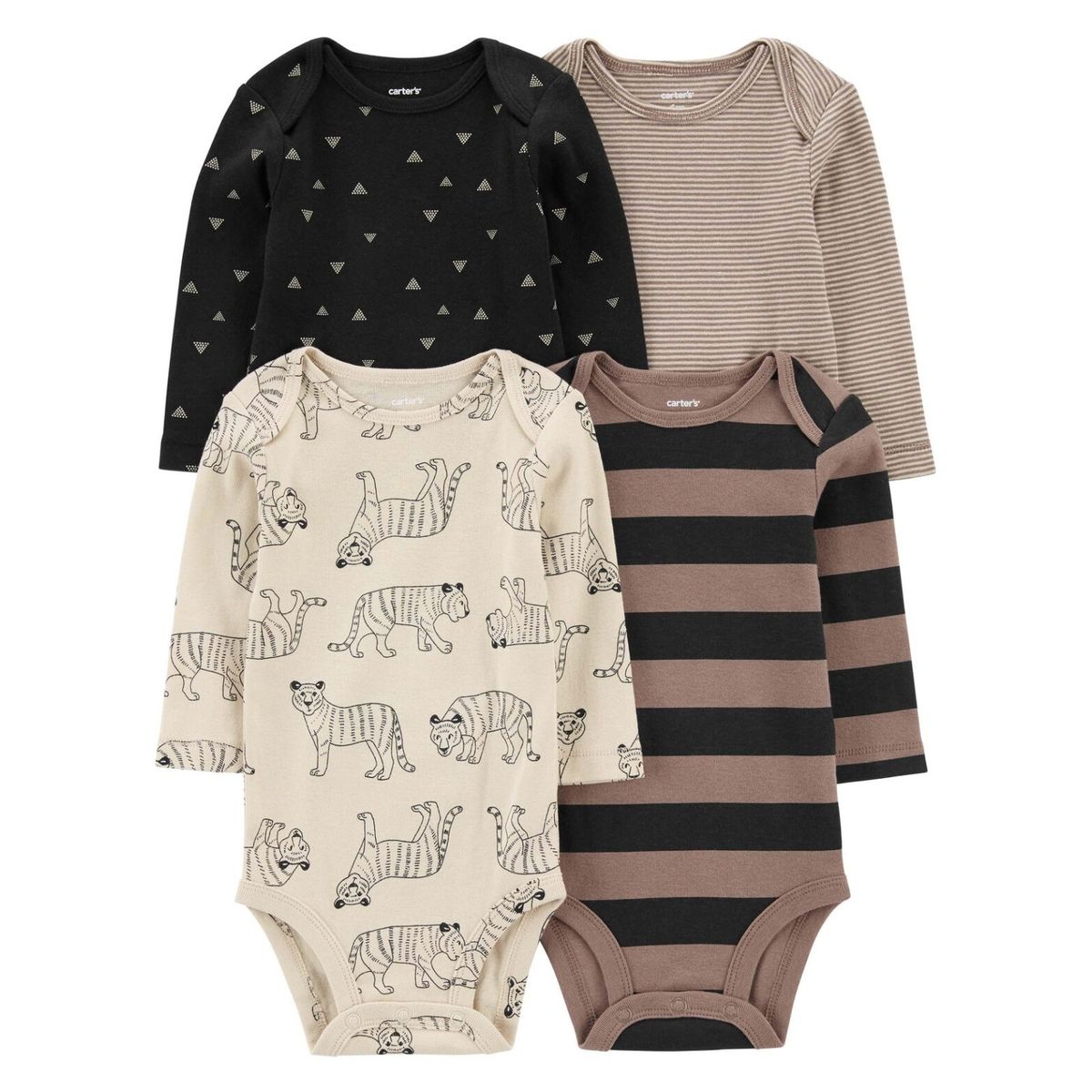 CARTER'S - Pack De Bodys 4 Unidades Bebe Niño Carter's