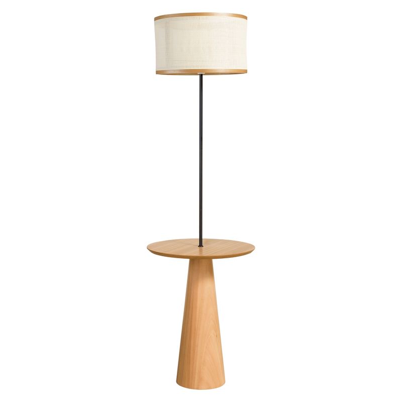 DECOCASA - Lampara De Pie Stella Madera 170X50 Cm Decocasa