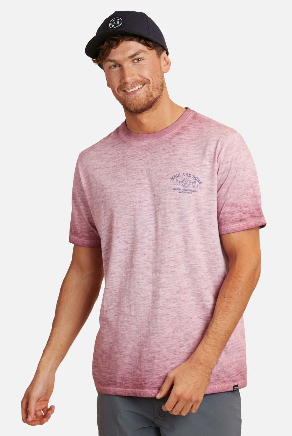 MAUI AND SONS - Polera Hombre Manga Corta Regular Fit Maui And Sons