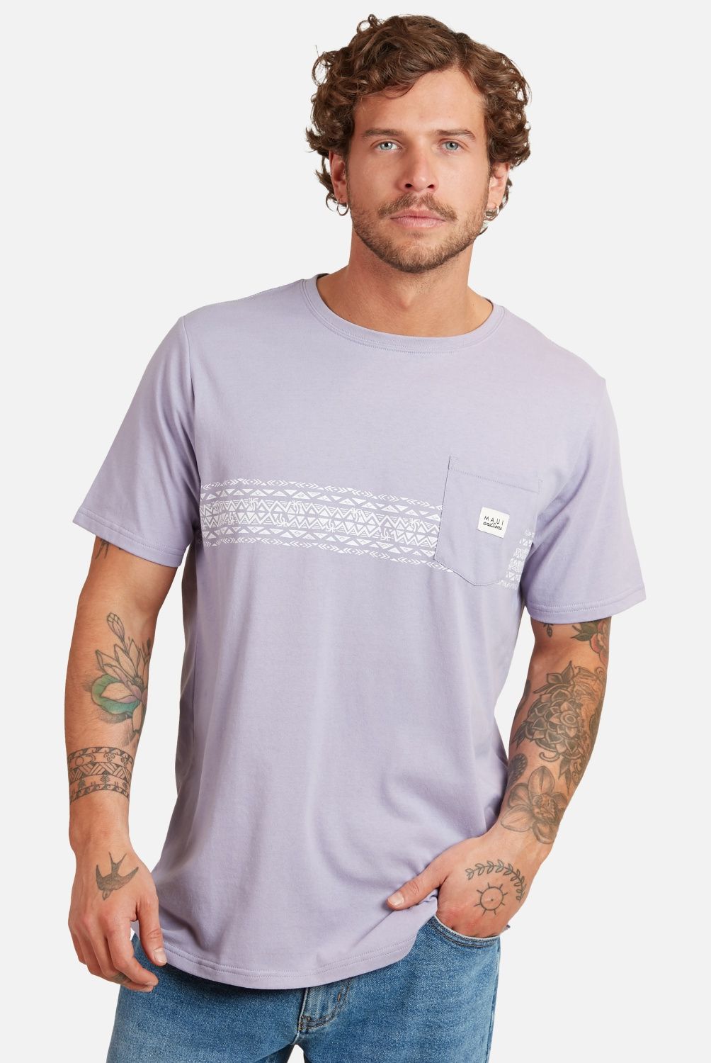 MAUI AND SONS - Polera Hombre Manga Corta Regular Fit Maui And Sons