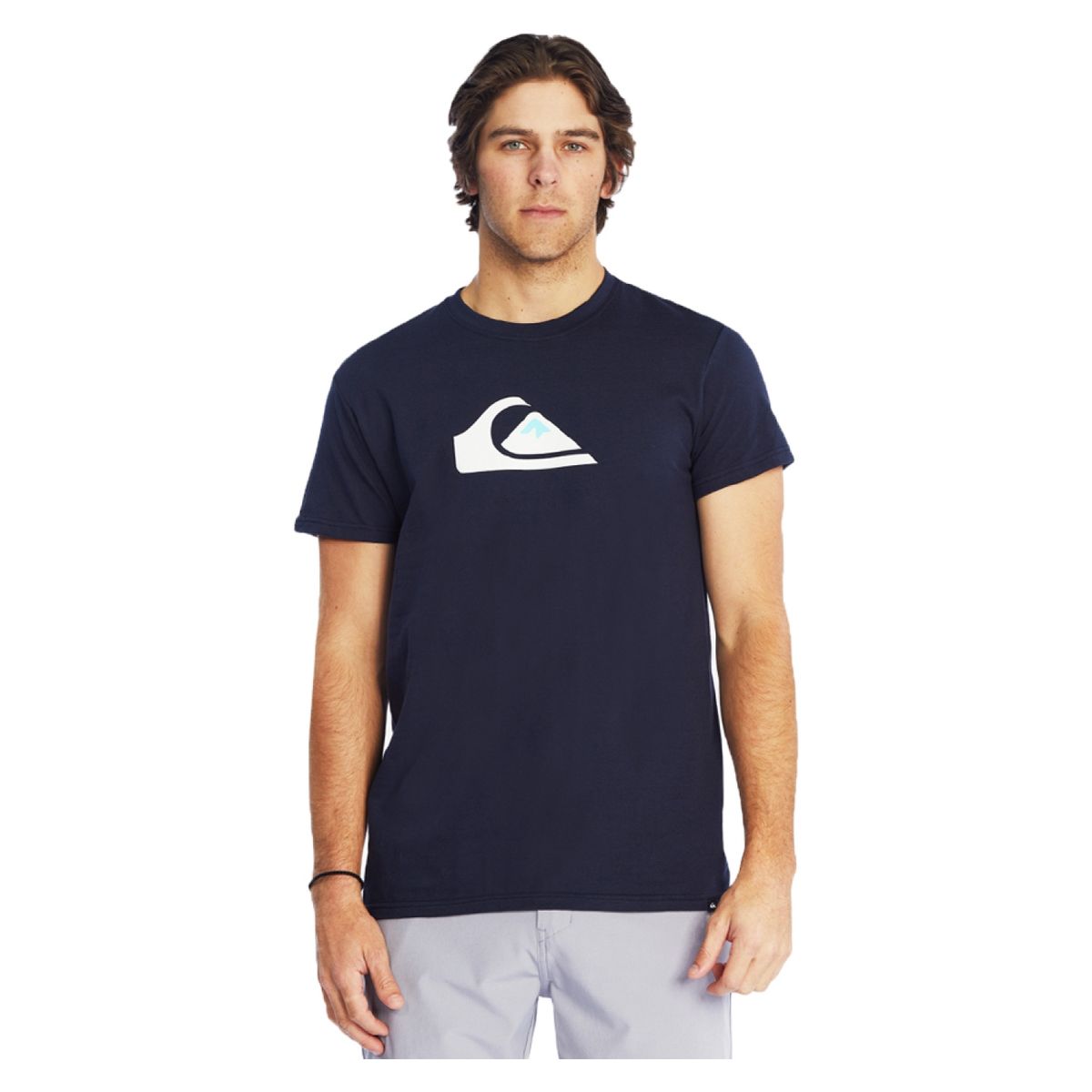 QUIKSILVER - Polera Casual Manga Corta Regular Fit Hombre Quiksilver
