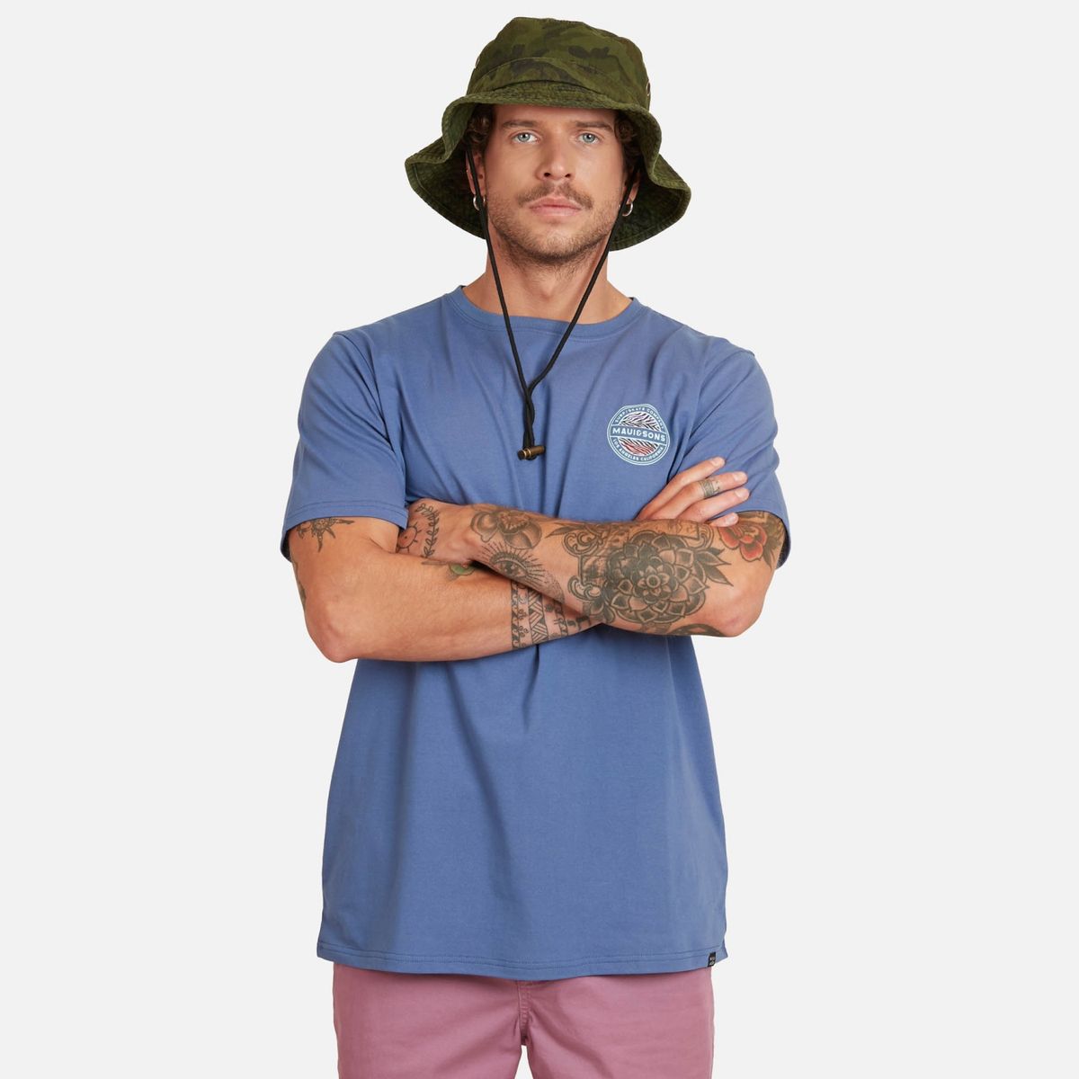MAUI AND SONS - Polera Hombre Manga Corta Regular Fit Maui And Sons