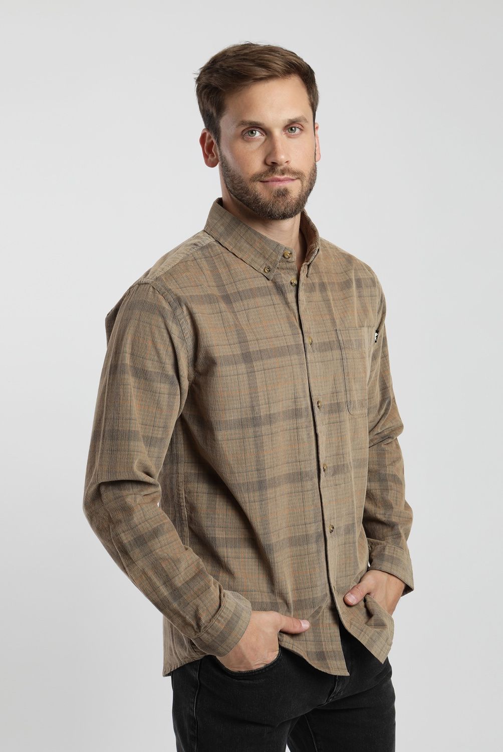 FROENS - Camisa Manga Larga Hombre Froens