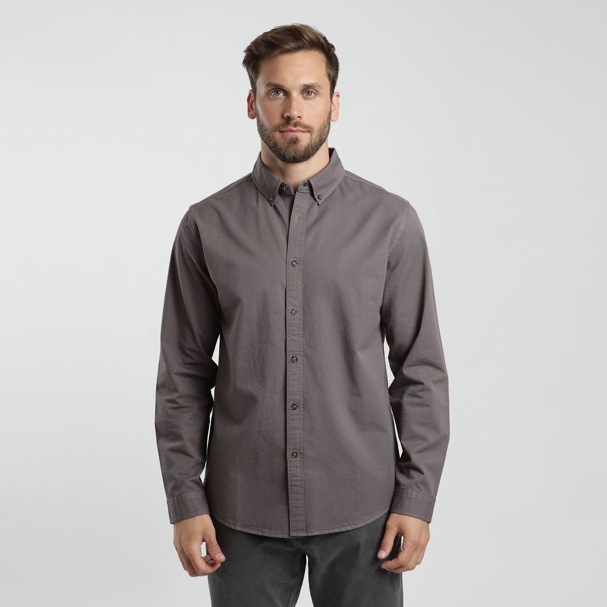 FROENS - Camisa Manga Larga Hombre Froens