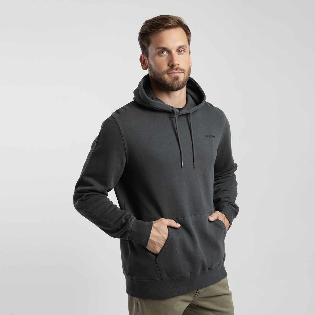 FROENS - Polerón Algodón Orgánico Regular Fit Hombre Froens