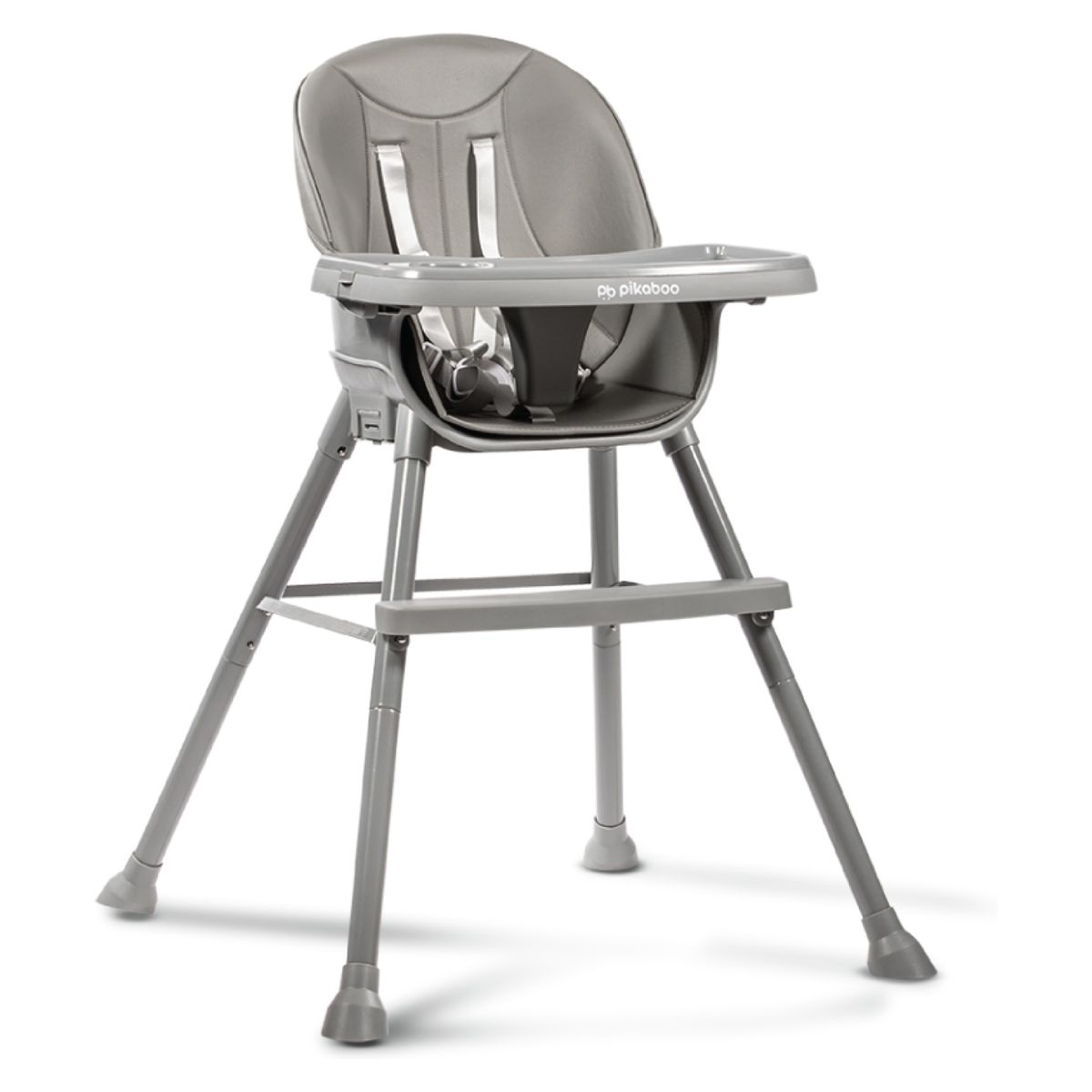 PIKABOO - Silla De Comer Para Bebes 3 En 1 Jazz Gris Pikaboo