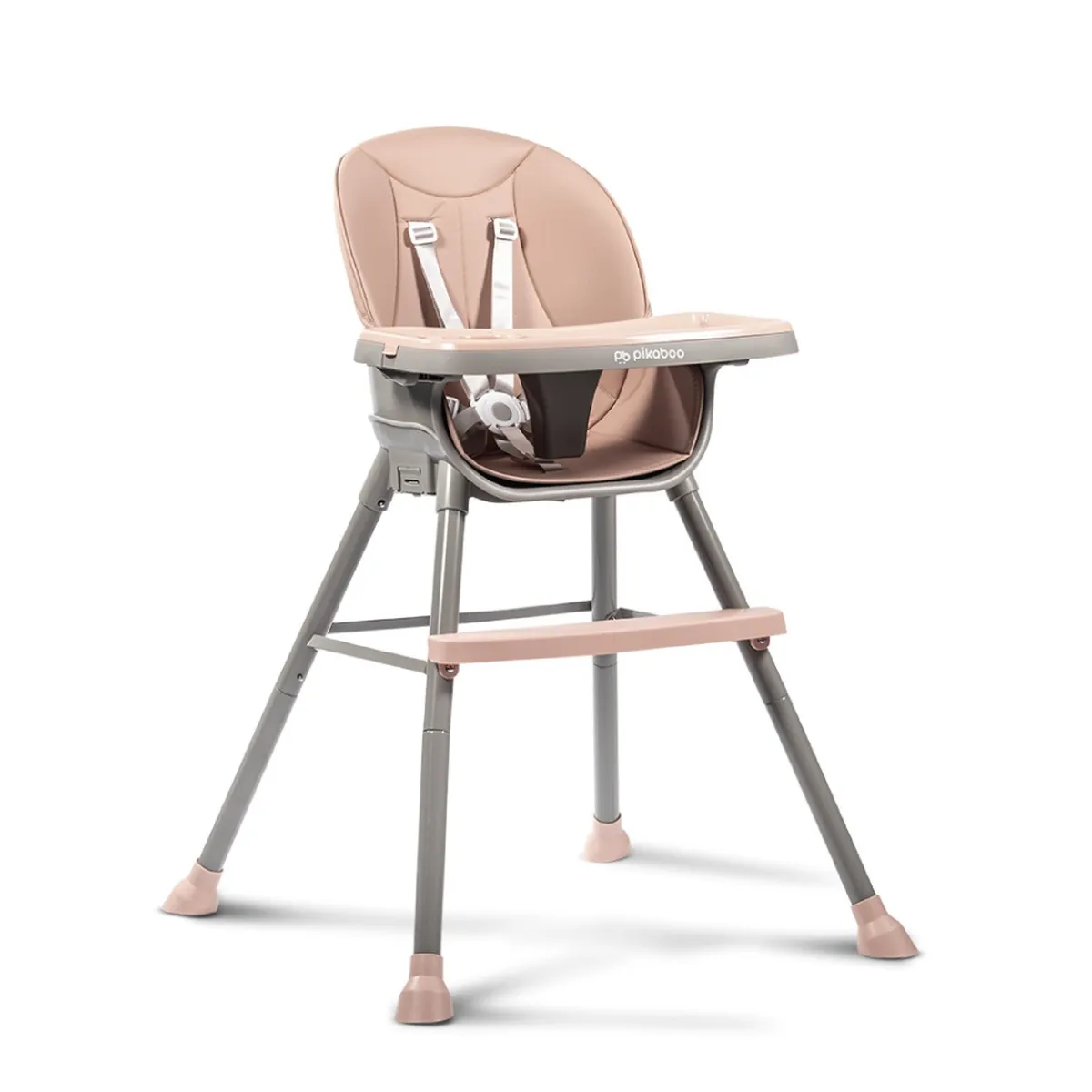 PIKABOO - Silla De Comer Para Bebes 3 En 1 Jazz  Rosada Pikaboo
