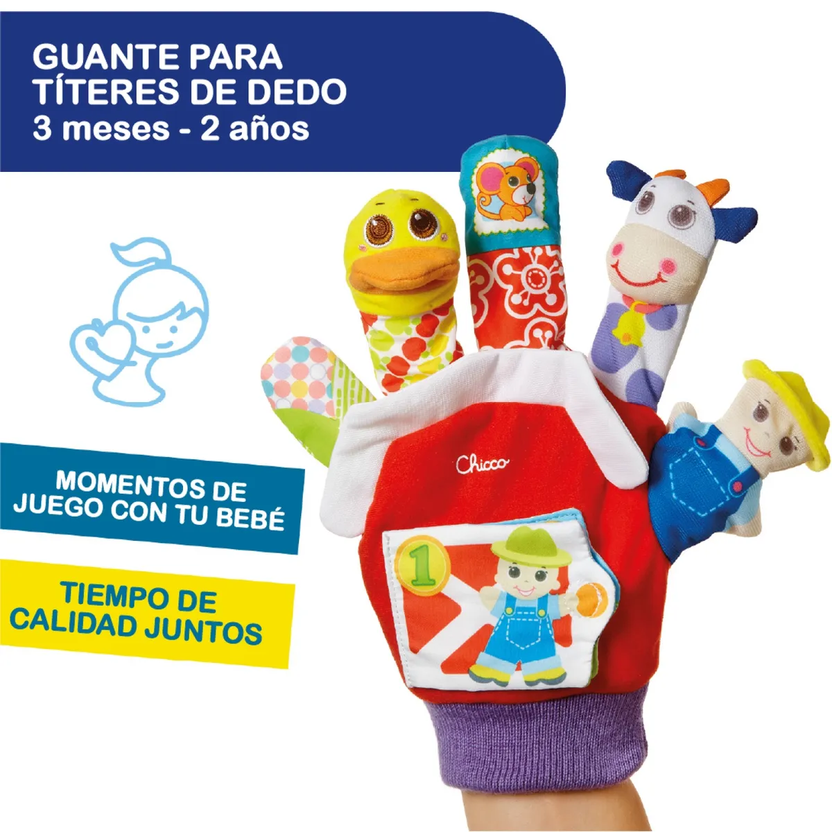 CHICCO - Guante Cuenta Cuentos De Chicco