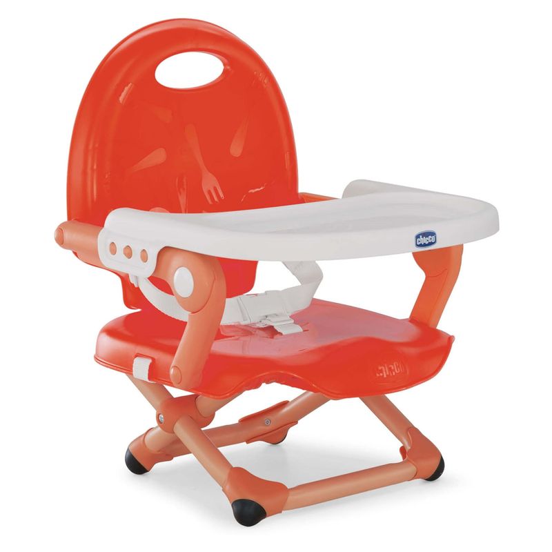 CHICCO - Silla Comer Tipo Booster Pocket Snack Red Chicco