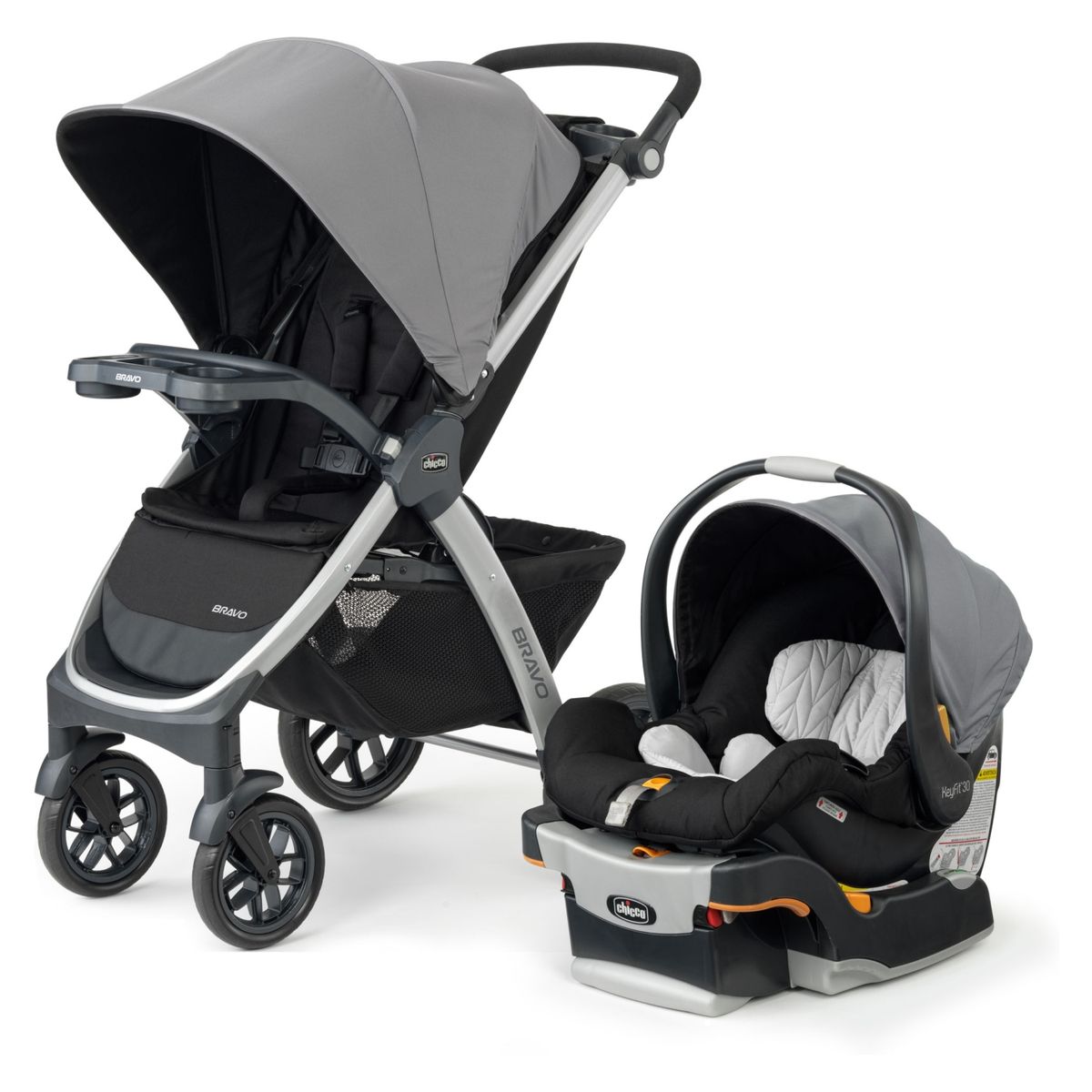 CHICCO - Coche Travel System Bravo c Huevito Keyfit Chicco