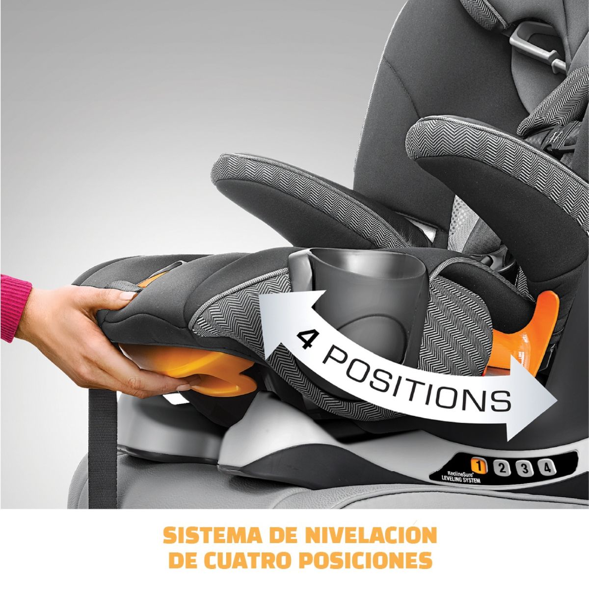 CHICCO - Silla de Auto Butaca Con Arnes Myfit Con Latch Fathom Chicco