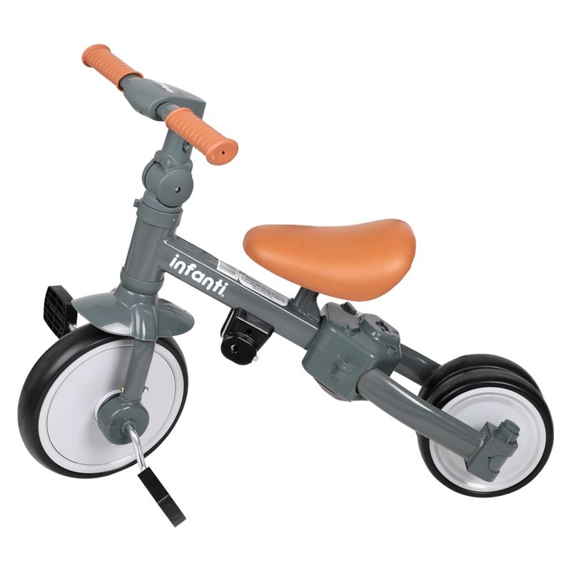 INFANTI - Triciclo 4 En 1 Gris Infanti